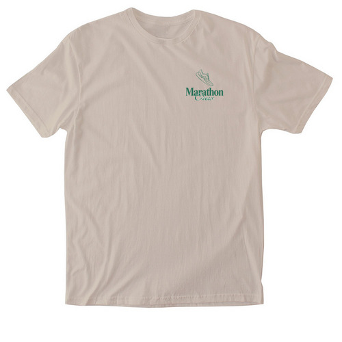 Chicago Marathon - Design 1, a Sand Softstyle Cotton Tee