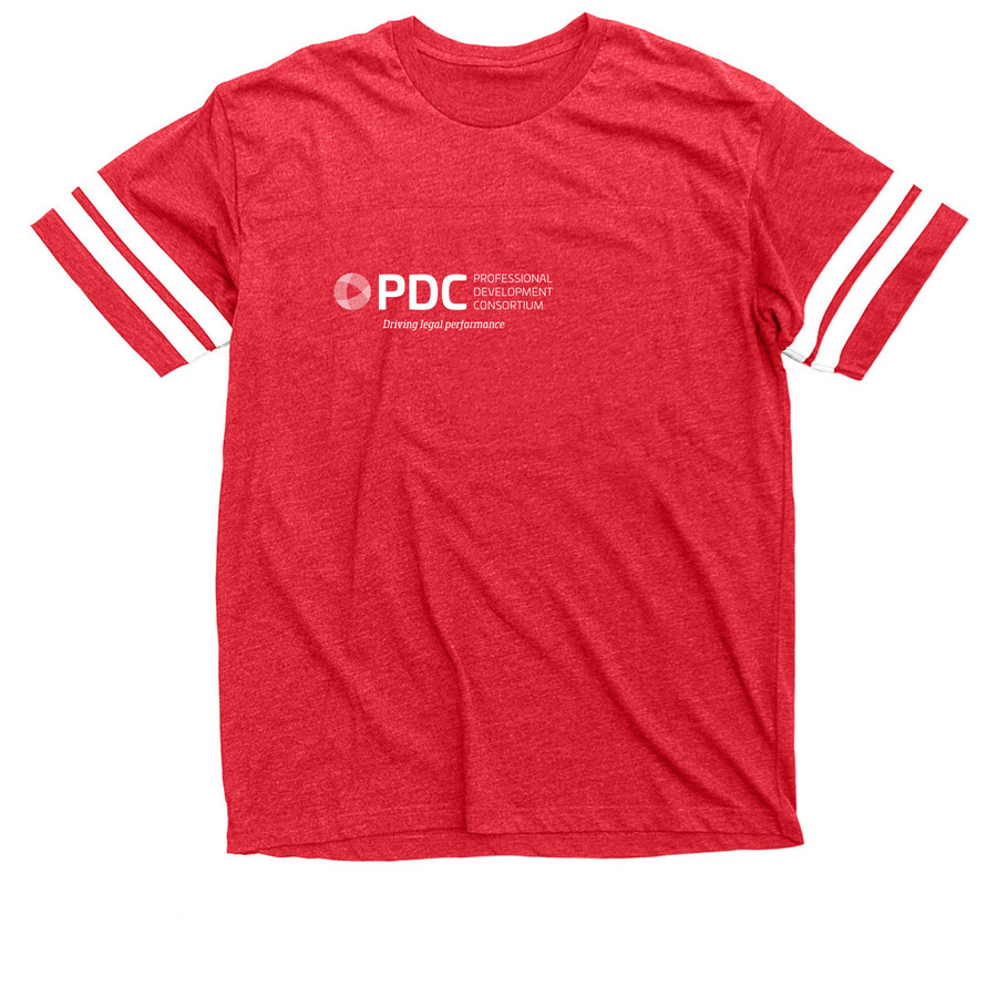 Burt's Walk, a Vintage Red / White Football Jersey Tee