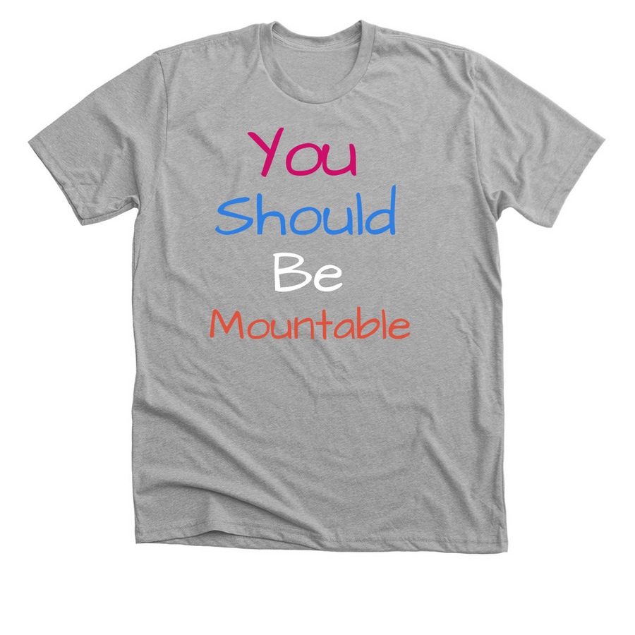 Giggle Corner, a Athletic Heather Premium Unisex Tee
