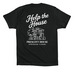Classic T-Shirt, a Vintage Black Premium Cotton Tee (back-view)