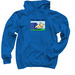 Large Full Color Logo: Shirts + Sweatshirts, a Royal Blue Pullover Hoodie