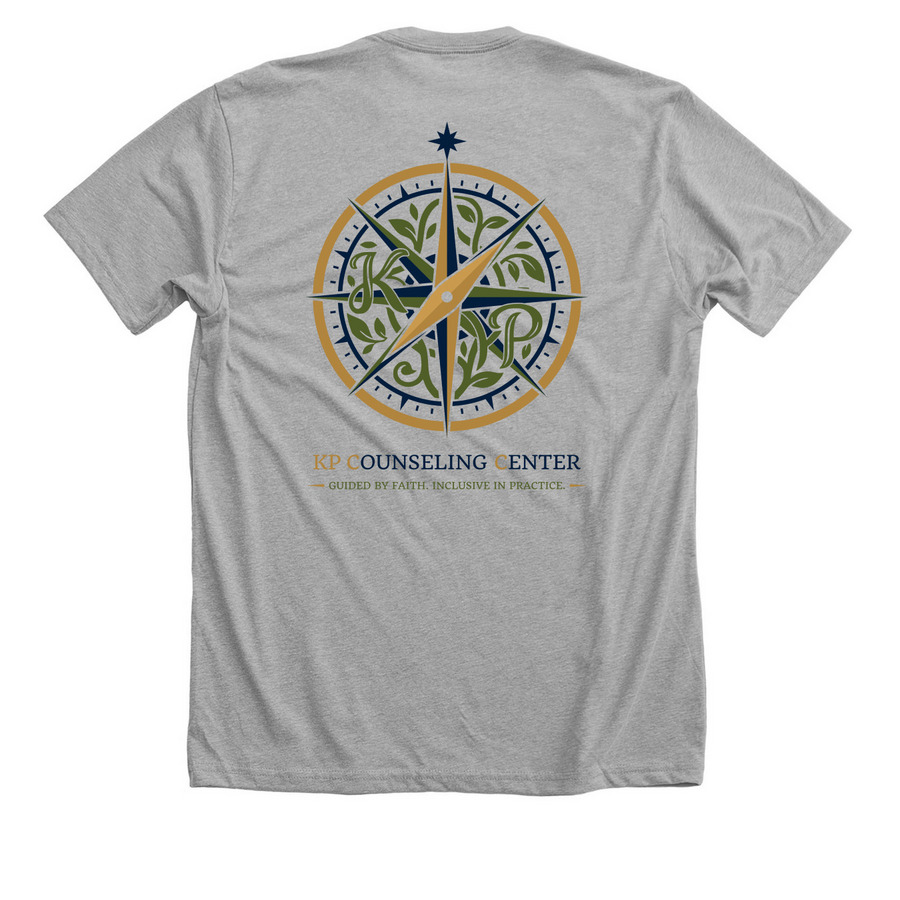 New Look, Same Mission, a Athletic Heather Premium Unisex Tee (back-view)