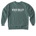 RVC Official Spirit Wear - Wordmark, a Blue Spruce Comfort Colors Crewneck Sweatshirt