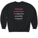 Girls just wanna have fun..ding, a Black Softstyle Crewneck Sweatshirt
