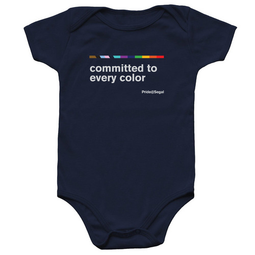 Pride@Segal - 2024 D, a Navy Infant Onesie