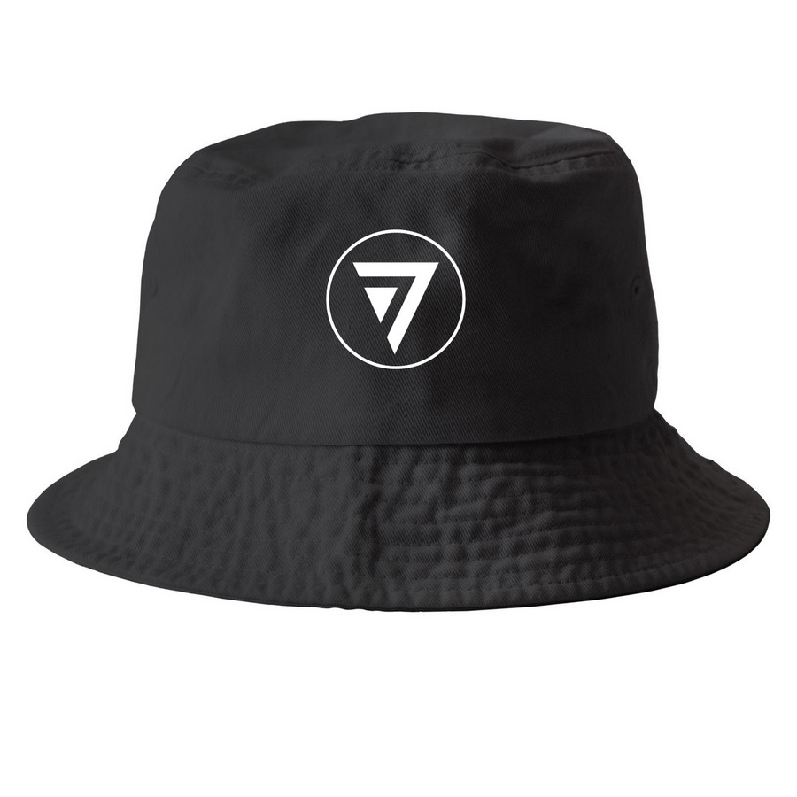 7th Regiment Hats, a Black Printed Bucket Hat