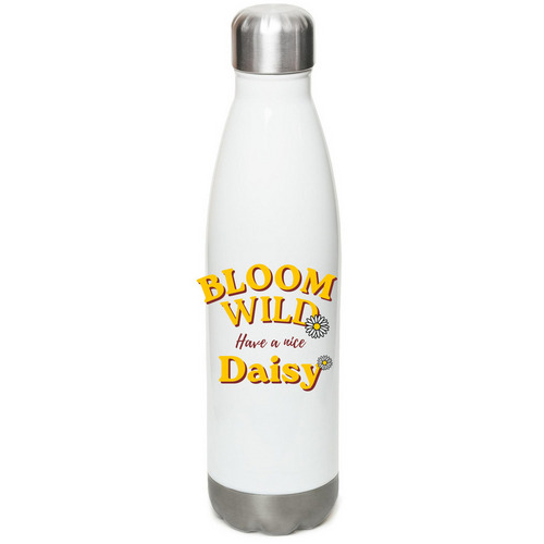 Stainless Steel Water Bottle, a White Stainless Steel Water Bottle