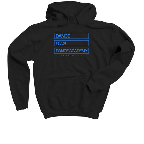DLDA YOUTH Team Options, a Black Youth Pullover Hoodie
