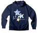 "In The Stars" Sweatshirt - Adult & Youth, a Navy Premium Heavyweight Pullover Hoodie (back-view)