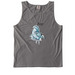 Auggie Watercolor Tee, a Grey Comfort Colors Tank Top