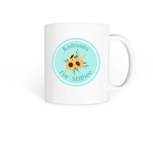Kansas State Flower Mug, a White Coffee Mug