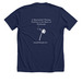 General Calm Merch, a Solid Navy Blend Premium Unisex Tee (back-view)