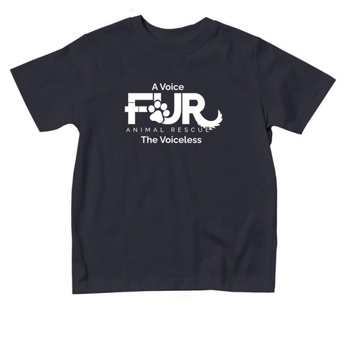 Toddler T FUR Paws, a Navy Toddler Tee