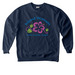 Island Women Sweatshirt, a True Navy Comfort Colors Crewneck Sweatshirt