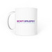 Wild for KCNT1 Warriors Mug, a White Coffee Mug (back-view)