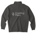 Classic DP Logo Collection, a Asphalt Midweight Quarter Zip Pullover (back-view)