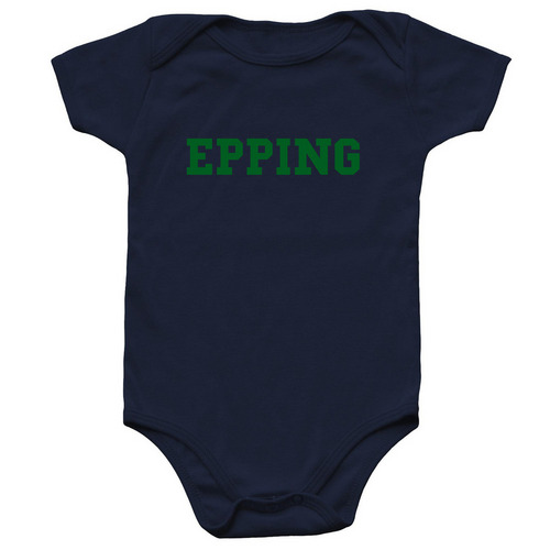 Baby, a Navy Infant Onesie