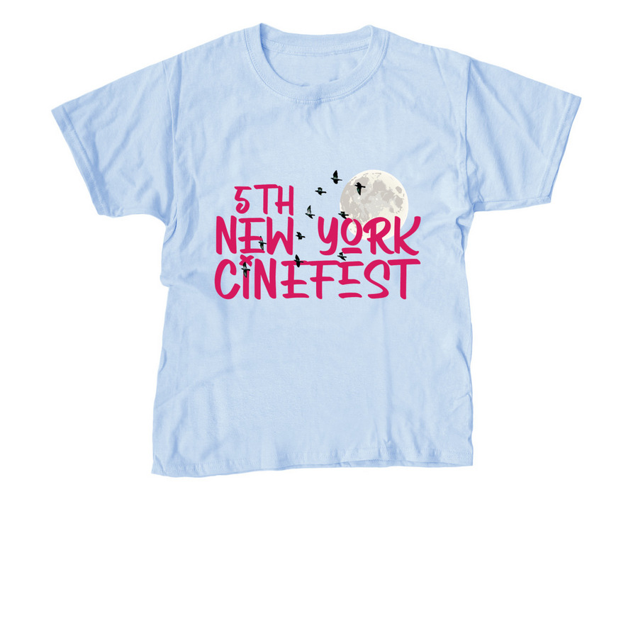 NY CineFest 2026, a Light Blue Youth Unisex Tee