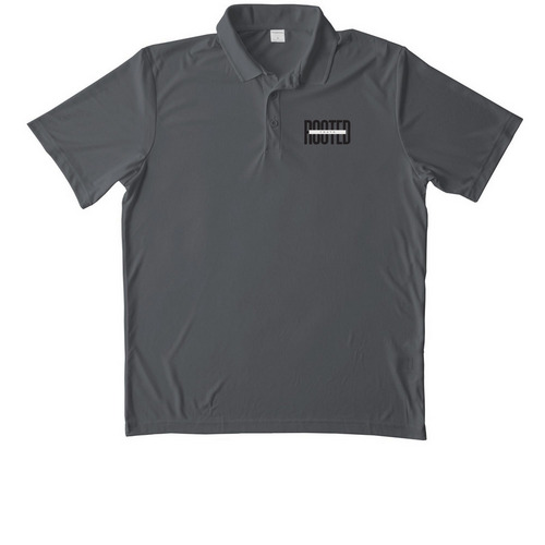 The Professional, a Iron Grey Unisex Performance Polo