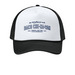 Best Place on Earth, a White/ Deep Black Printed Foam Trucker Hat