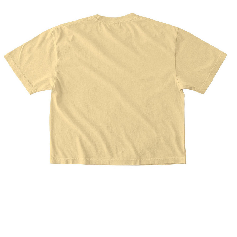 In September We Wear Gold, a Butter Comfort Colors Boxy Tee (back-view)