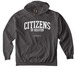 Citizens of Heaven, a Pepper Comfort Colors Pullover Hoodie