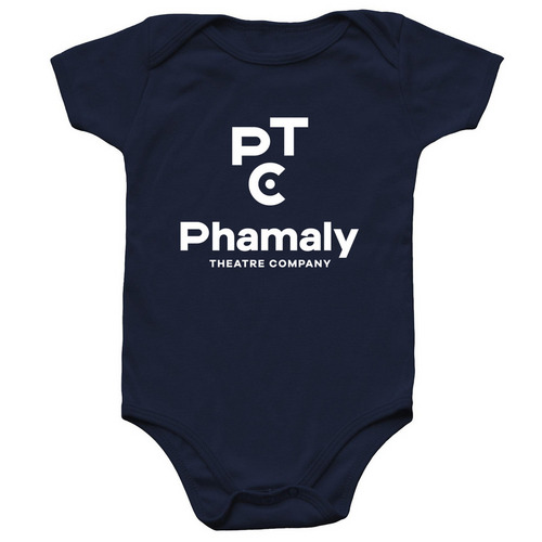 Phamaly Theatre Company Baby Onesie, a Navy Infant Onesie