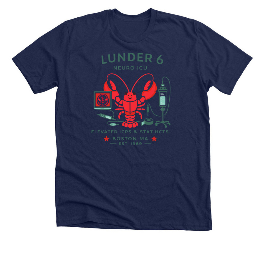 Lizzy?s 2026 NYC Marathon Fundraiser, a Solid Navy Blend Premium Unisex Tee