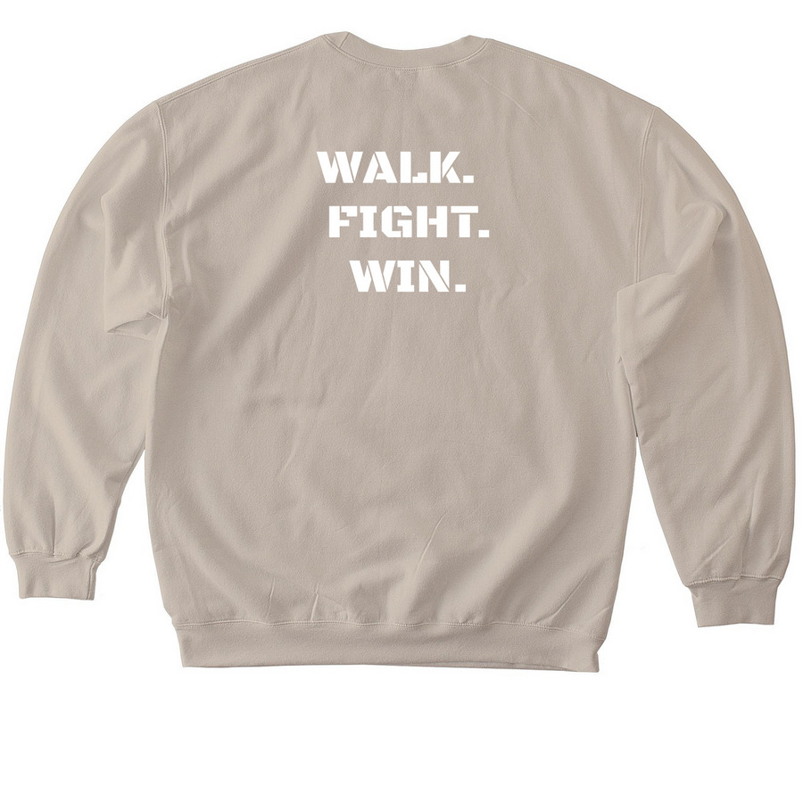 Colonel?s Wings, a Sand Softstyle Crewneck Sweatshirt (back-view)