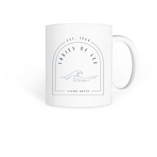 Living Water Mug, a White Coffee Mug