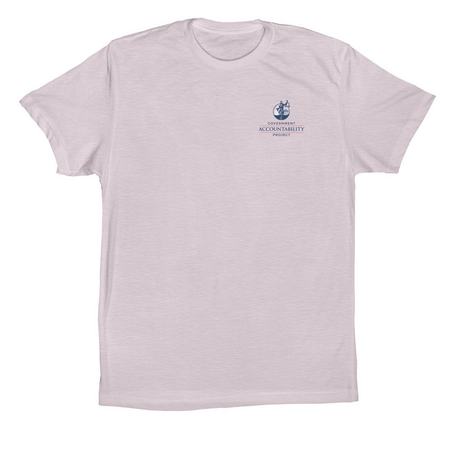 Democracy Depends on Whistleblowers Shirt, a Lavender Dust Premium Cotton Tee