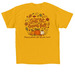 Let Leaves Fall (light color), a Gold Classic Unisex Tee (back-view)