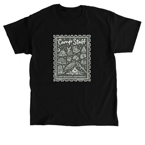 Camp Staff Shirt&nbsp;, a Black Classic Unisex Tee