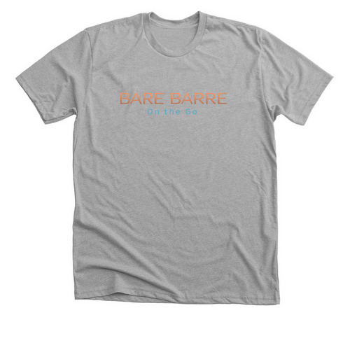 Bare Barre On the Go, a Athletic Heather Premium Unisex Tee