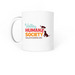 Valley Humane Coffee Mugs, a White Coffee Mug (back-view)