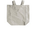 CCA Tote Bags, a Natural Recycled Cotton Tote Bag (back-view)