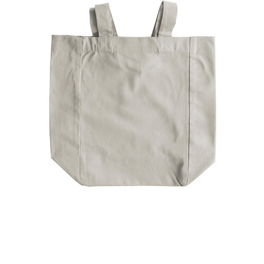 CCA Tote Bags, a Natural Recycled Cotton Tote Bag (back-view)