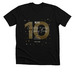 10 Year Anniversary Tee, a Solid Black Blend Premium Unisex Tee