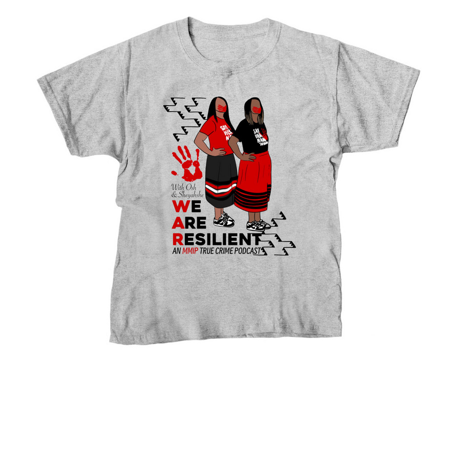 We Are Resilient Podcast Cover&nbsp;, a Sport Grey Youth Unisex Tee