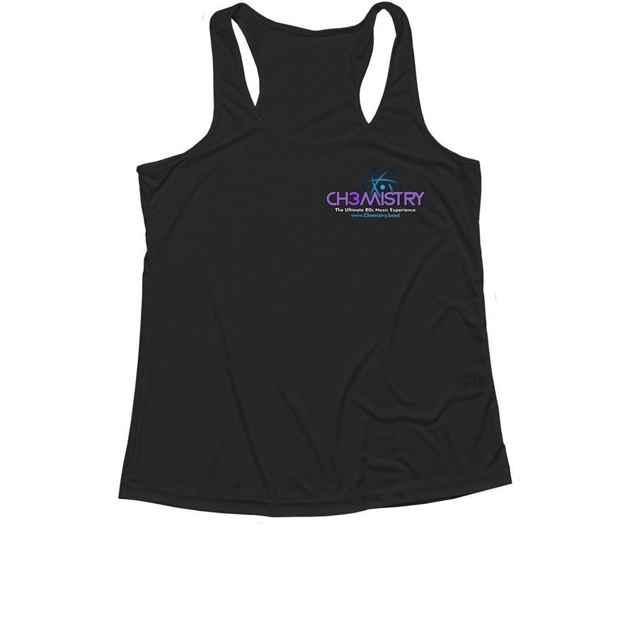 Activewear - Logo On Front And Back, a Black Women's Performance Tank