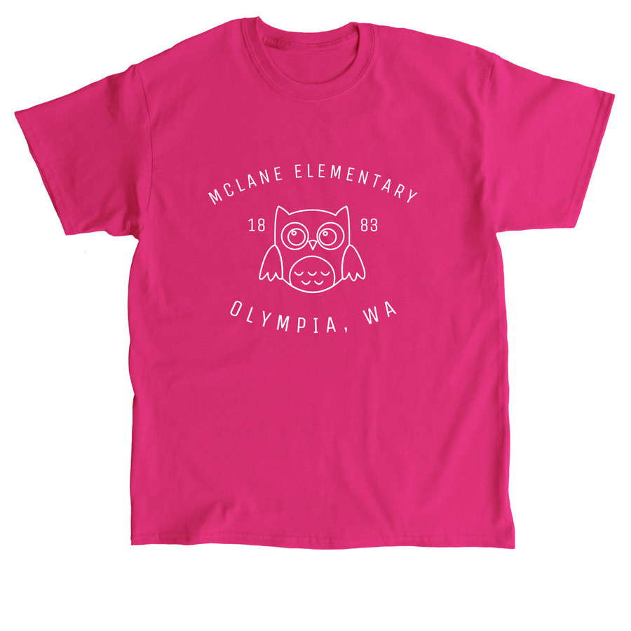 White Outline Owl-Tops, a Heliconia Classic Unisex Tee