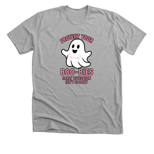 Protect Your Boo-Bies, a Athletic Heather Premium Unisex Tee