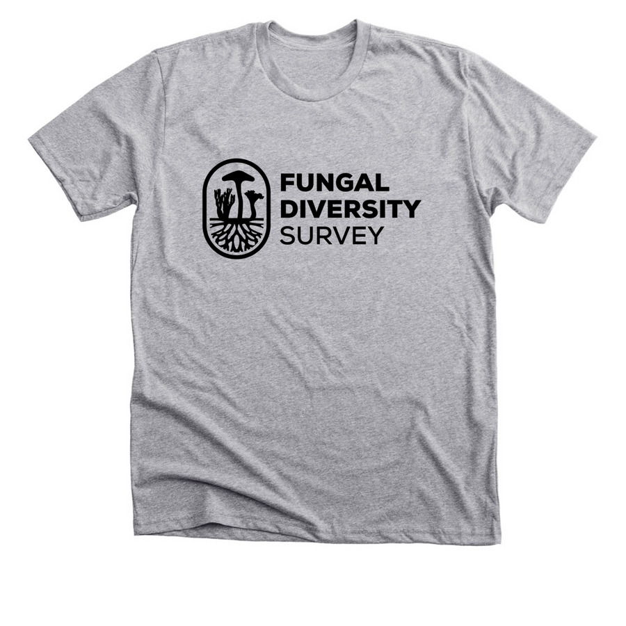 FunDiS Black Logo, a Athletic Heather Premium Unisex Tee