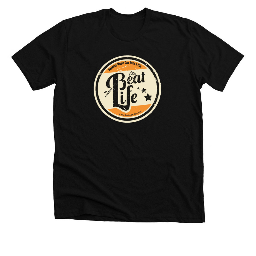 TBOL Vintage, a Solid Black Blend Premium Unisex Tee