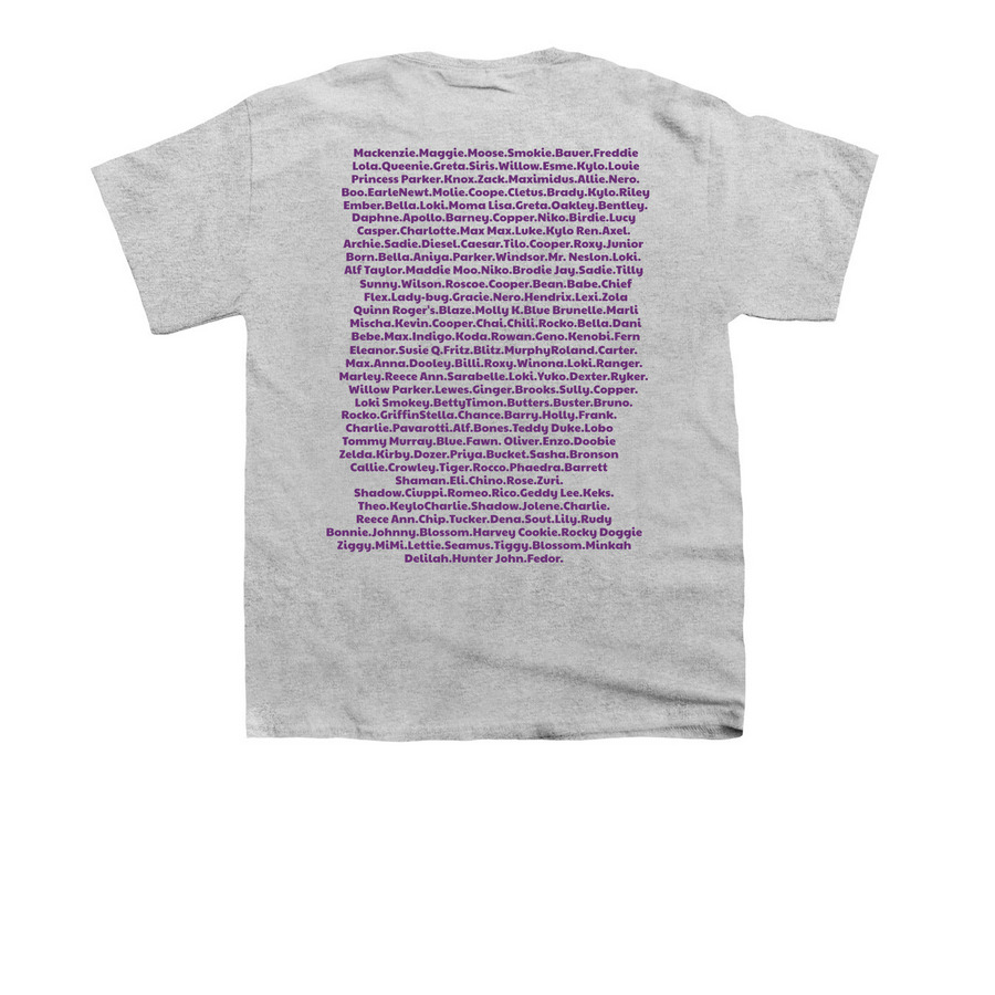 Fighting for Finley, a Sport Grey Youth Unisex Tee (back-view)