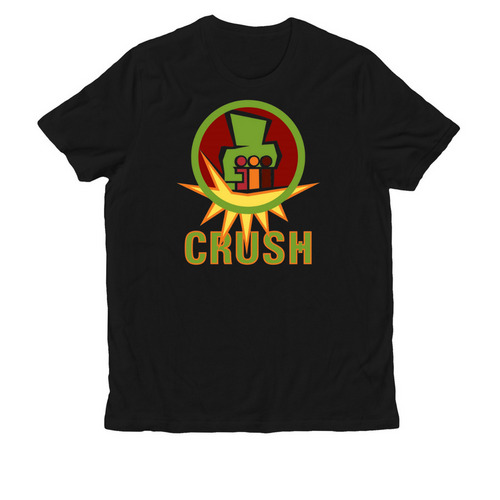 CRUSH&nbsp;, a Deep Black Allmade Organic Cotton Unisex Tee