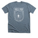 TTSGI Sunburst - White, a Heather Slate Premium Unisex Tee