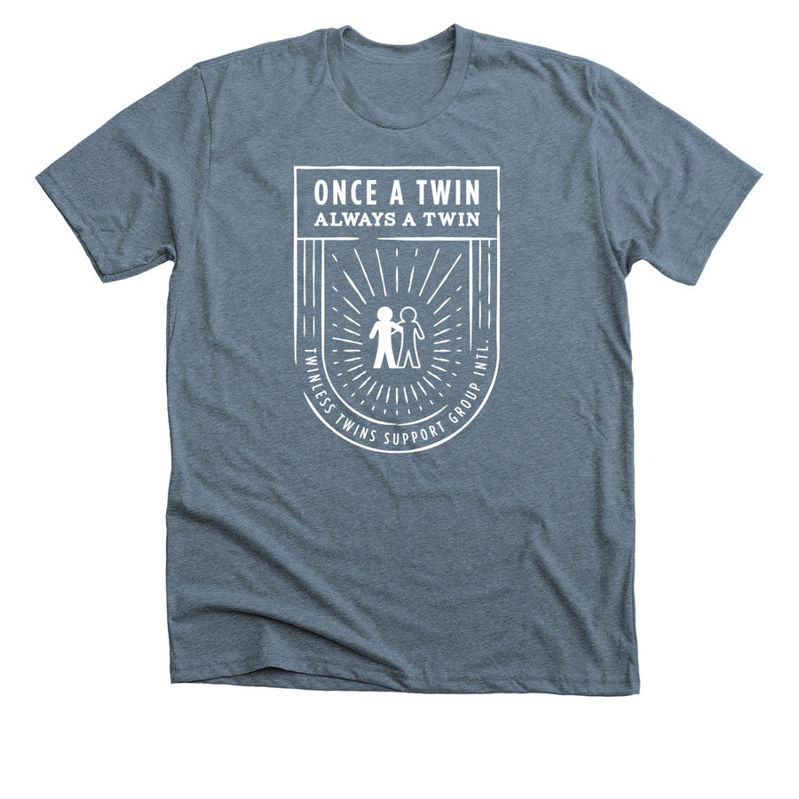 TTSGI Sunburst - White, a Heather Slate Premium Unisex Tee