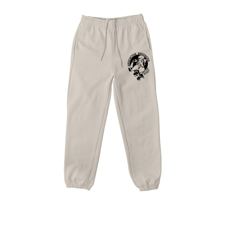 New Logo Black Outline Pants, a Dust Premium Heavyweight Jogger