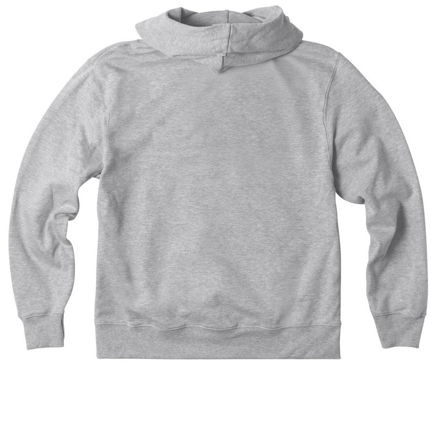 LOVE RESTORES - blue, a Athletic Heather Premium Heavyweight Pullover Hoodie (back-view)